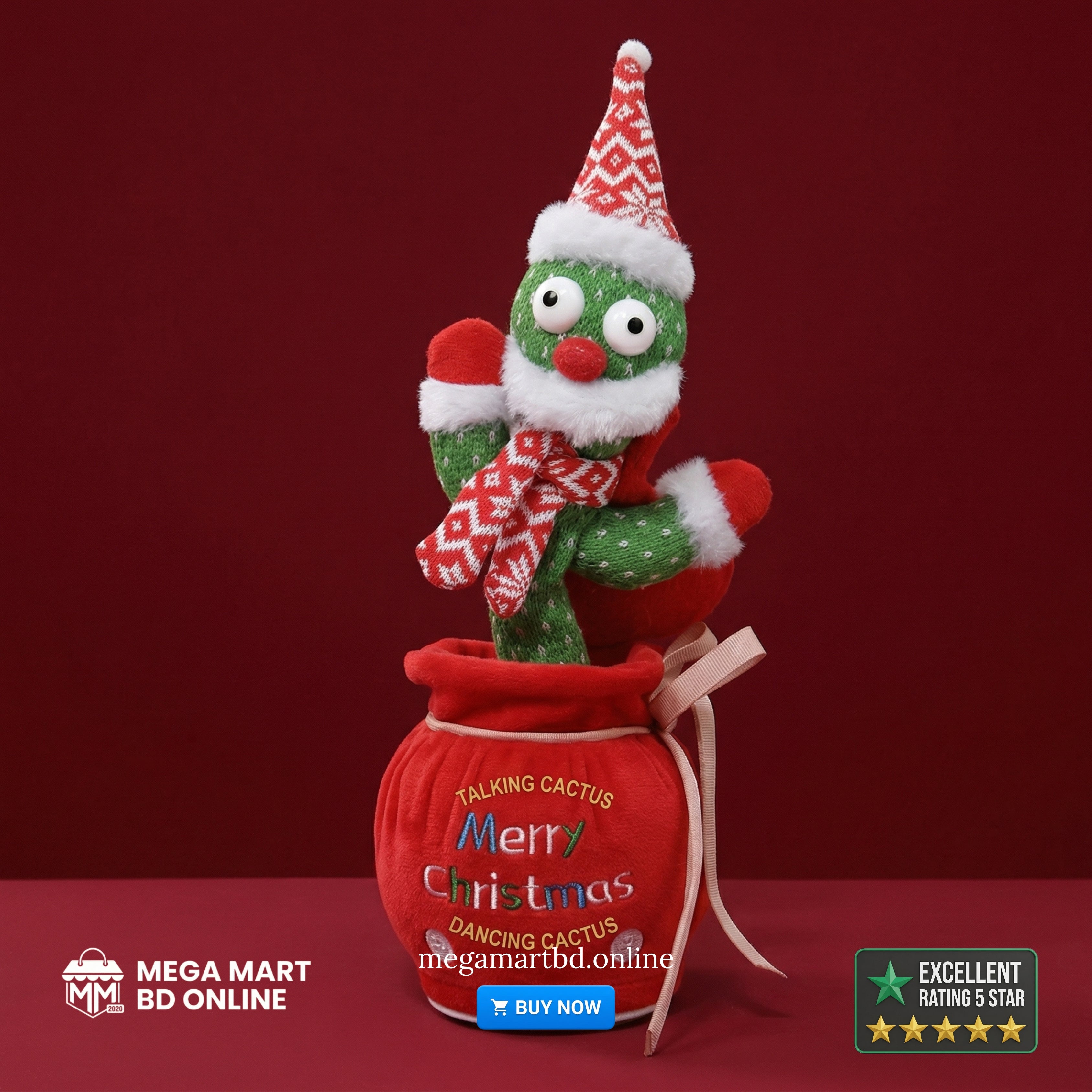 Kids Dancing Talking Cactus Toys