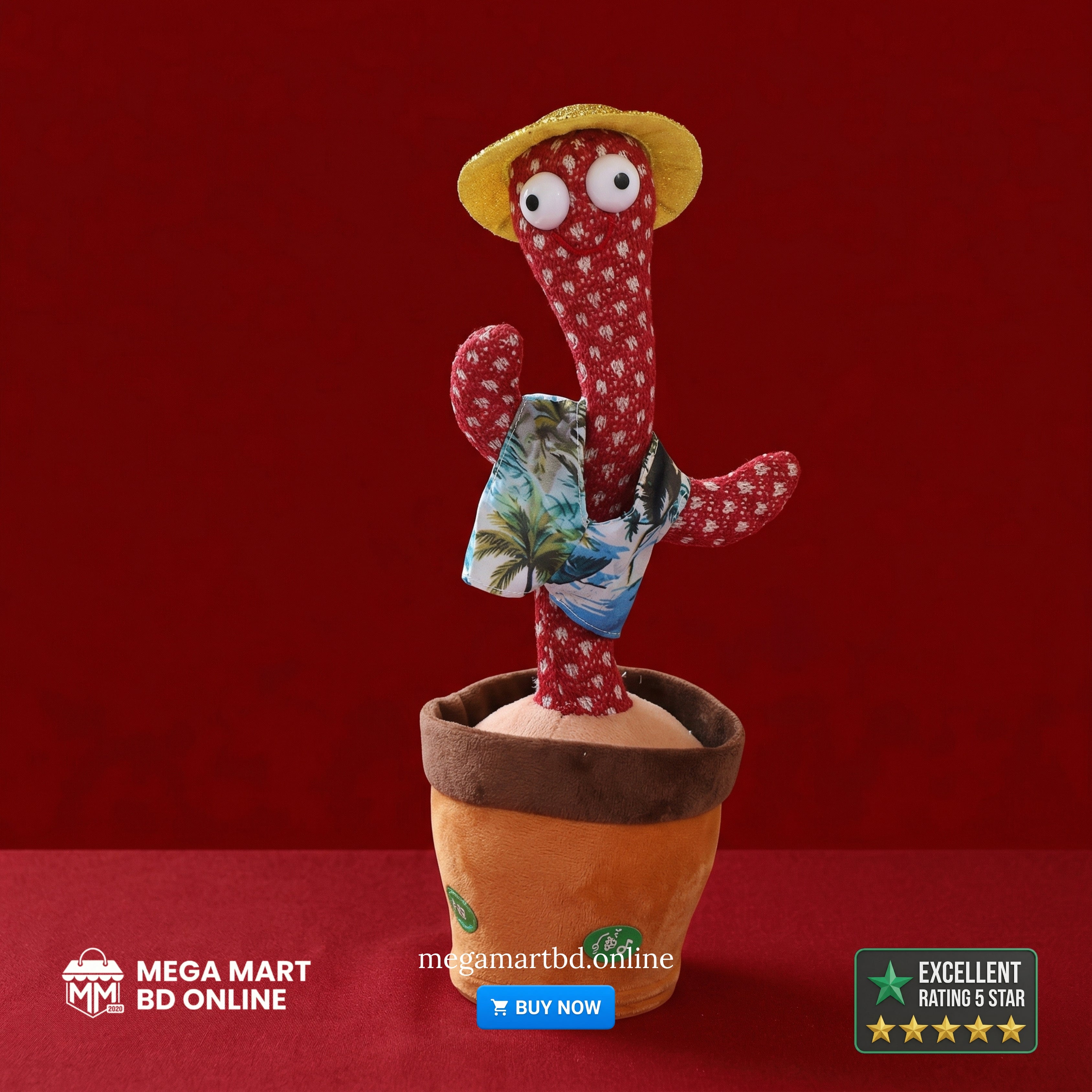 Kids Dancing Talking Cactus Toys