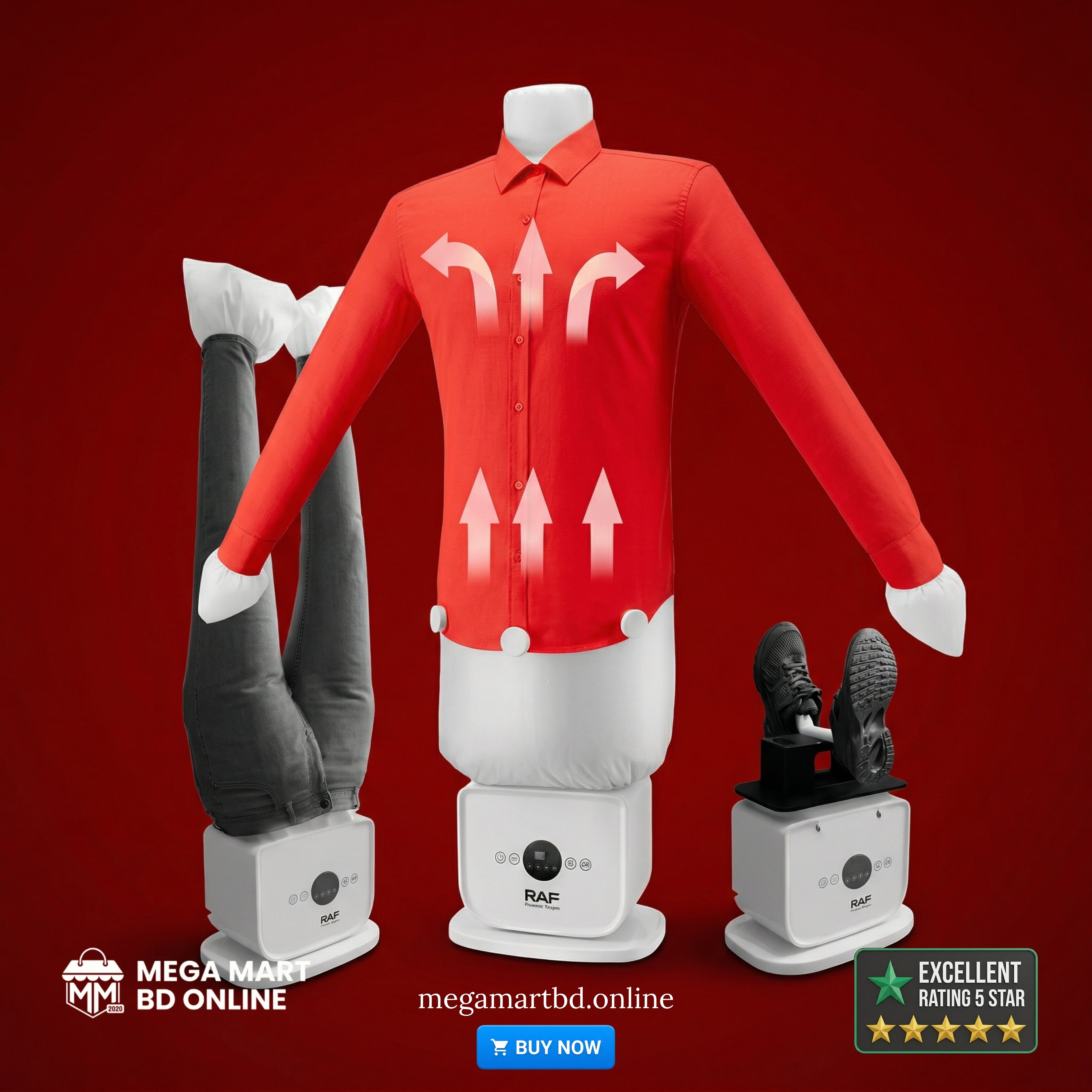 Automatic Hanging Ironing & Drying Machine – All-in-One