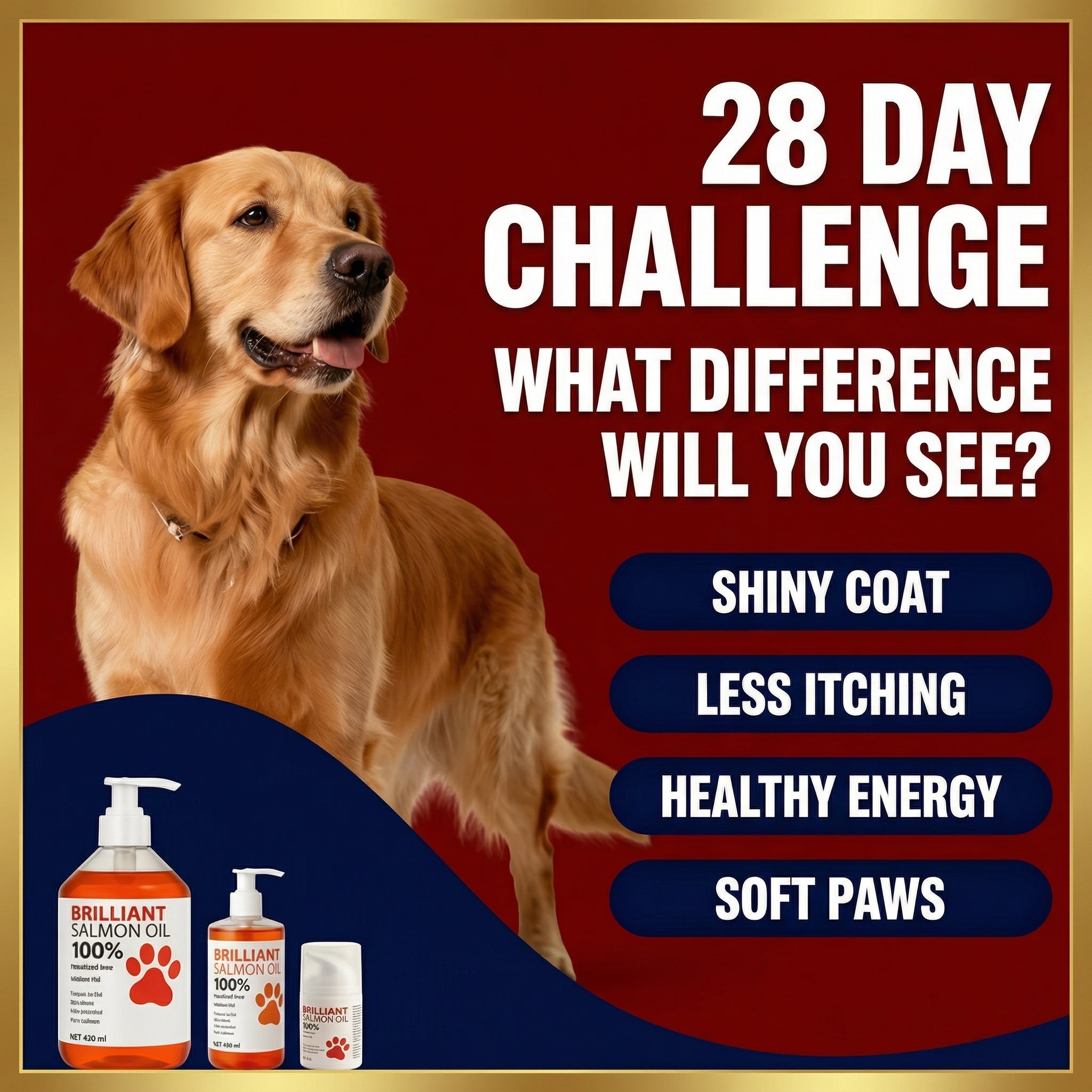 Pet Salmon Oil (Omega-3) – Skin, Coat & Joint Support