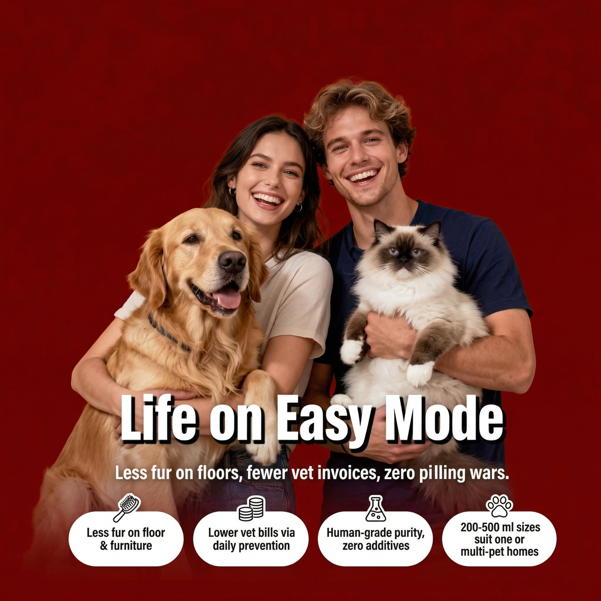 Pet Salmon Oil (Omega-3) – Skin, Coat & Joint Support