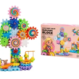 ৮৩ পিস ইলেকট্রিক গিয়ার বিল্ডিং ব্লকস – STEM Creative Educational Toy