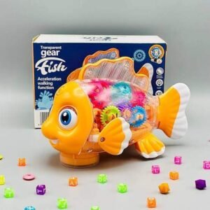 Transparent Gear Fish Toy
