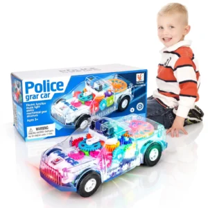 Police Car with 3 Pencil Battery