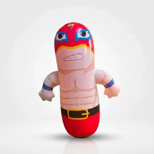 Inflatable 3D Fighter Bop Bag Toy