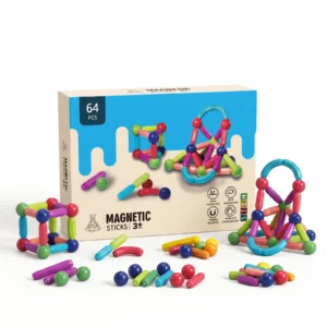 Magnetic Stick 64 PCS Educational Toy