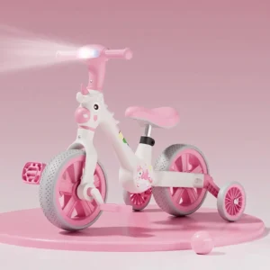 Dinosaur Three-in-One Balance Bike for 1-6 Year